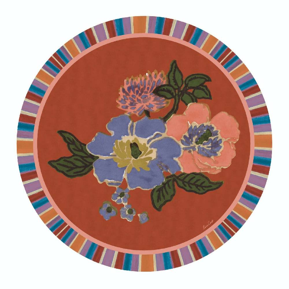 Lisa Corti tovaglietta rigida 34cm dandelion rust