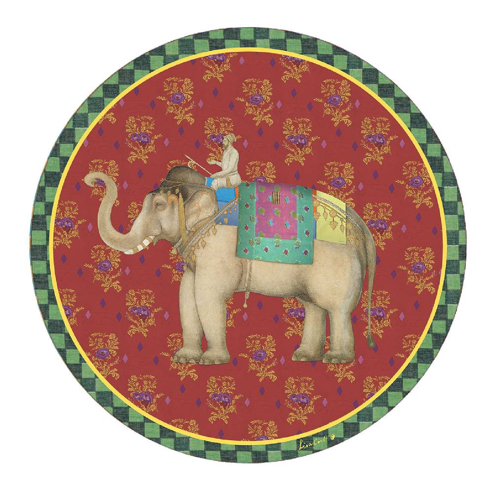 Lisa Corti tovaglietta rigida 34cm elephant rany