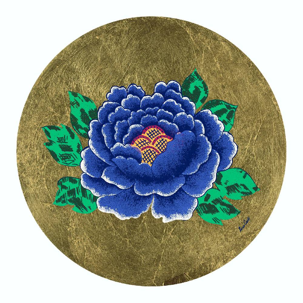 Lisa Corti tovaglietta rigida 34cm glory blue