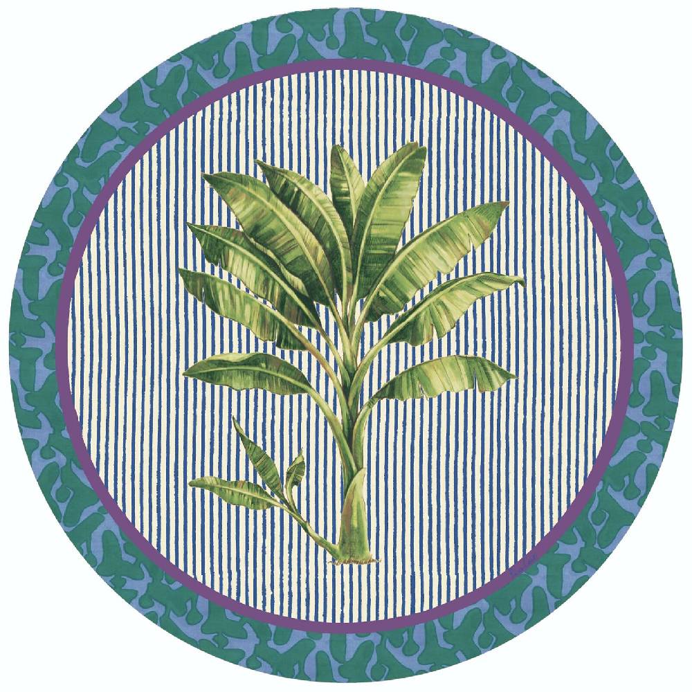 Lisa Corti Tovaglietta Rigida 39cm Banano Pervinch