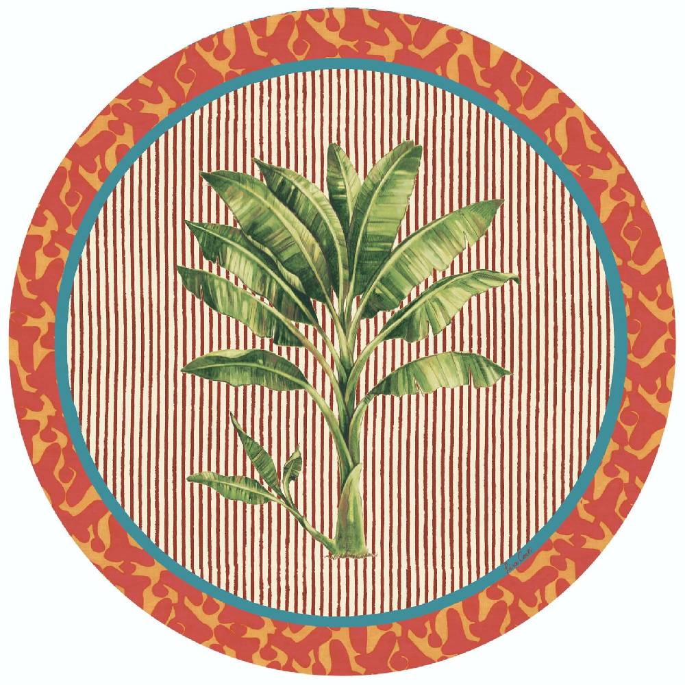 Lisa Corti tovaglietta rigida 39cm banano pink