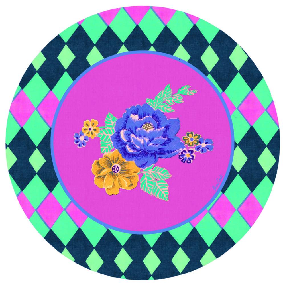 Lisa Corti tovaglietta rigida 39cm losanga pink