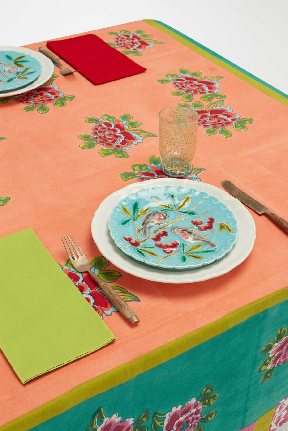 Lisa Corti Tovagliolo Organza Acid Green