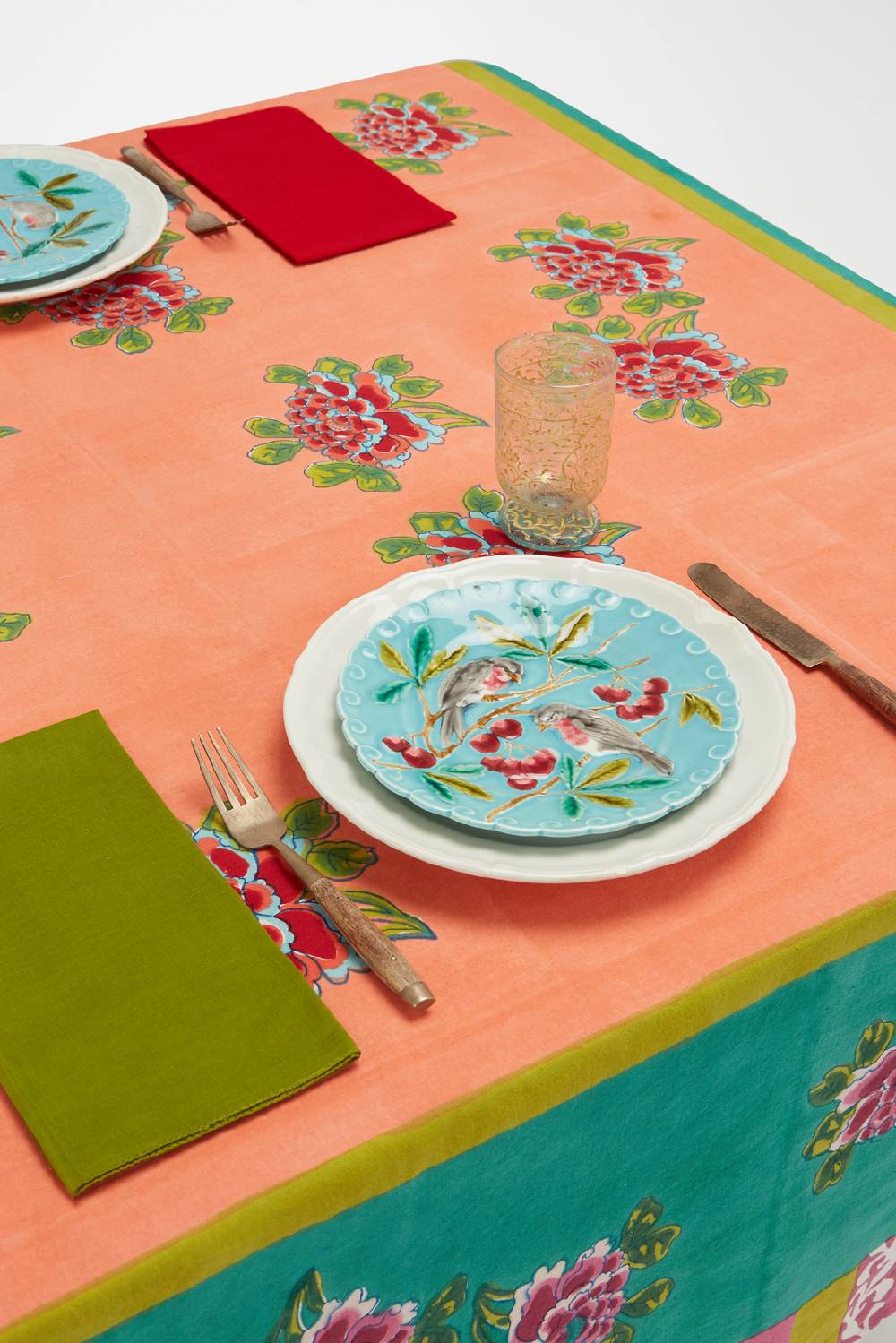 Lisa Corti Tovagliolo Organza Cherry Red