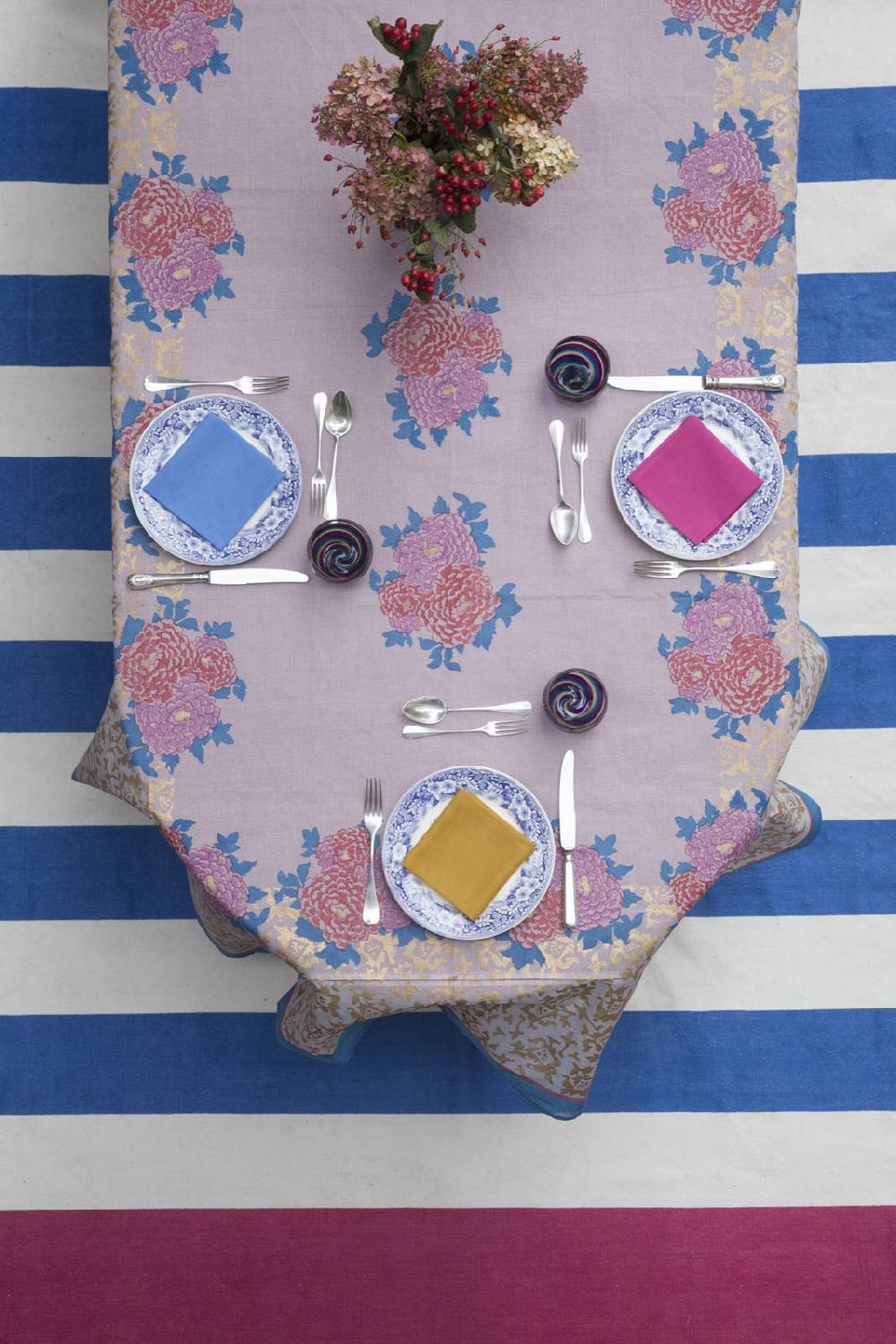 Lisa Corti Tovagliolo Organza Mustard