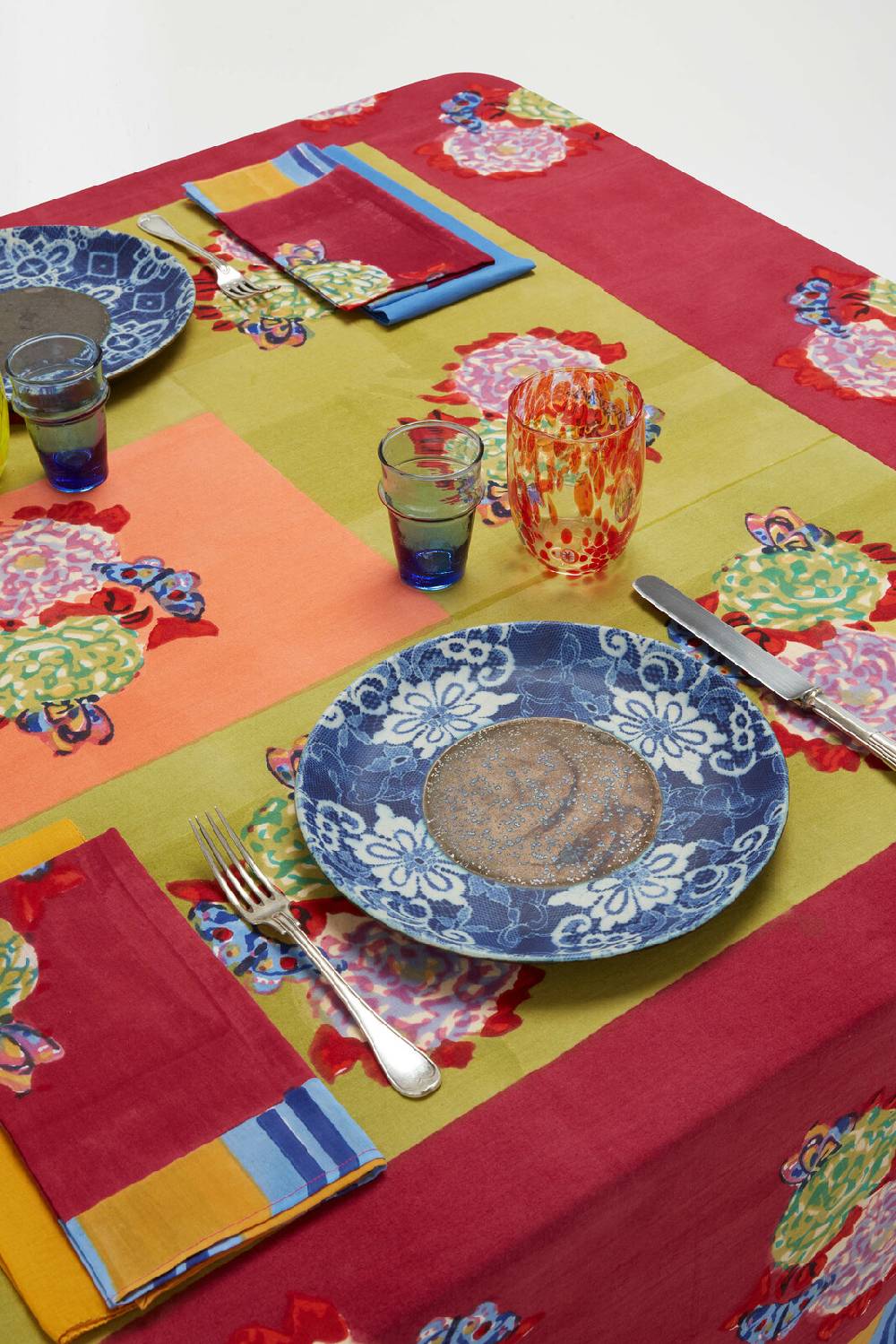 Lisa Corti Tovagliolo Organza Pervinch