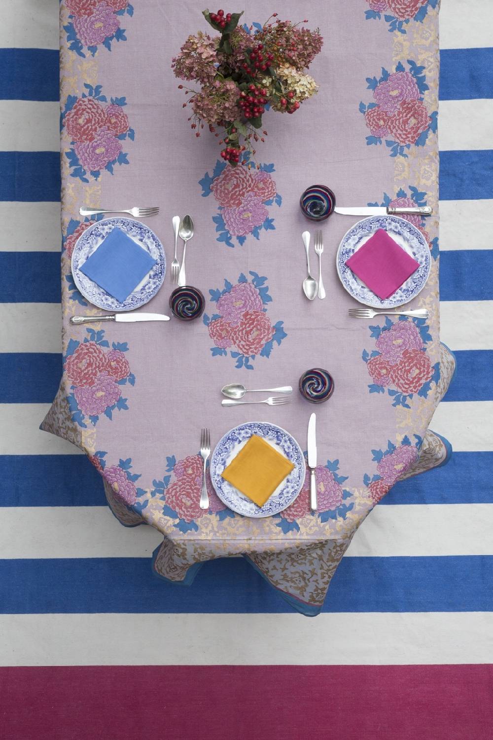 Lisa Corti Tovagliolo Organza Pink