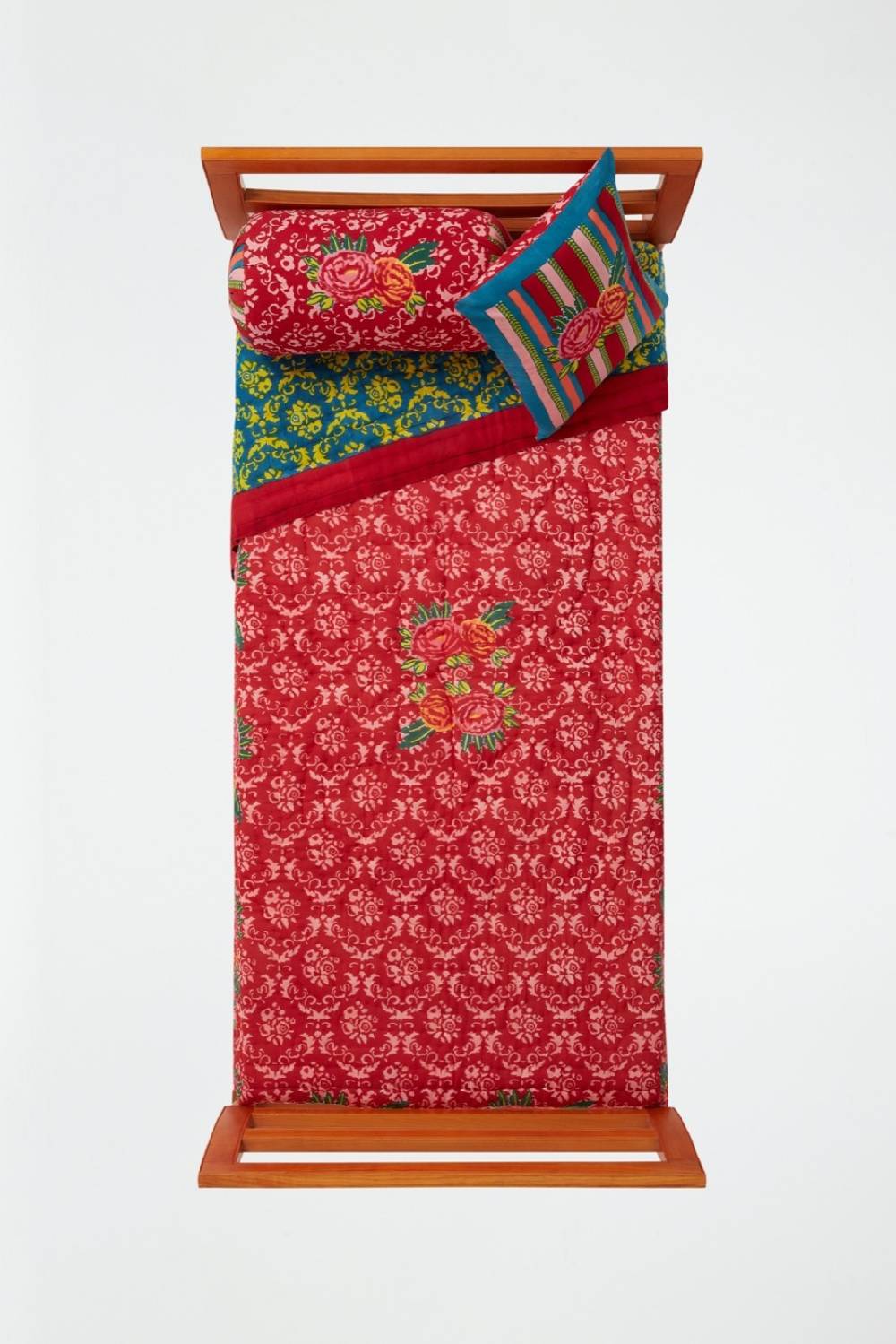 Lisa Corti Trapunta Reversibile 180x270cm Love Red