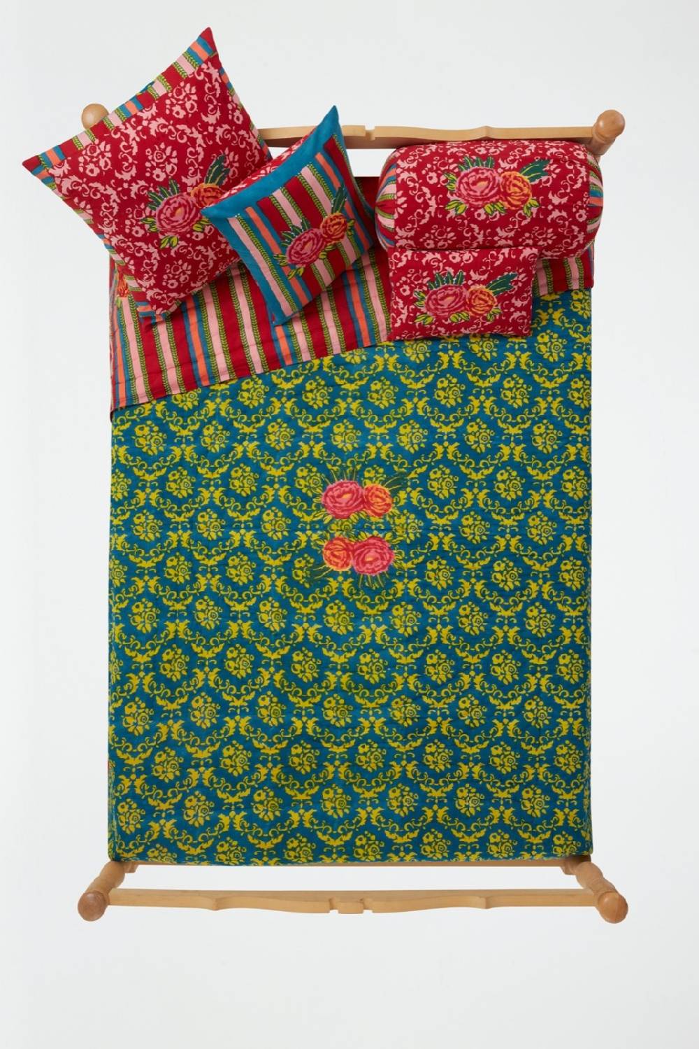 Lisa Corti Trapunta Reversibile 250x270cm Love Red