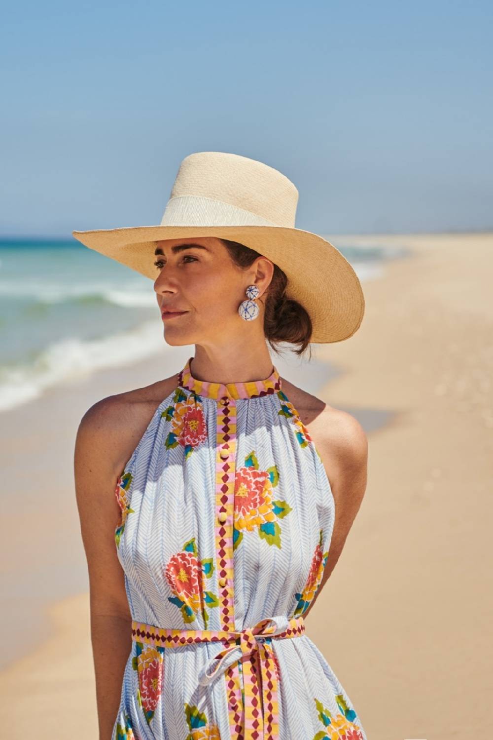 Lisa Corti Orecchini A Goccia Shibori Rebecca De Ravenel X Lisa Corti