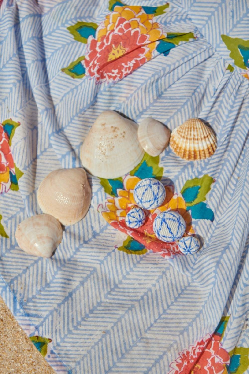 Lisa Corti Orecchini A Goccia Shibori Rebecca De Ravenel X Lisa Corti