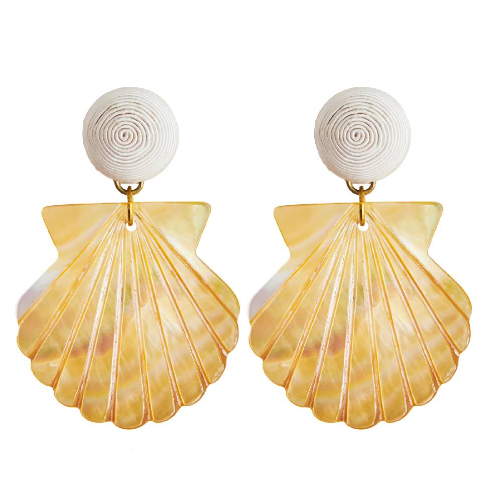 Lisa Corti orecchini "ariel" in madreperla rebecca de ravenel x lisa corti