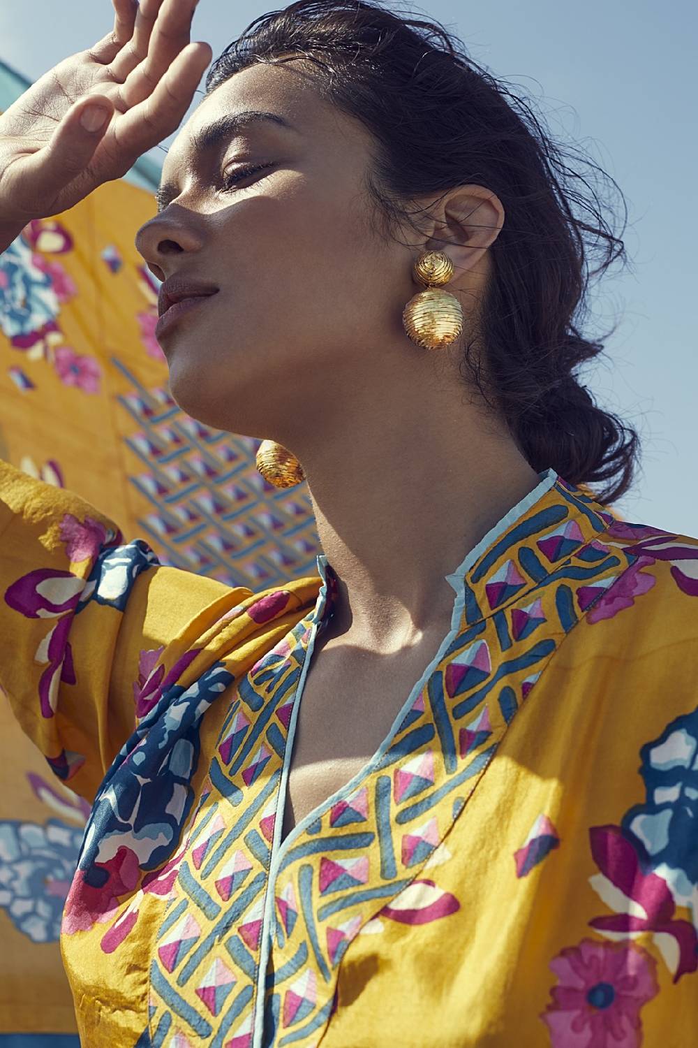 Lisa Corti Orecchini Classici A Goccia In Oro Rebecca De Ravenel X Lisa Corti