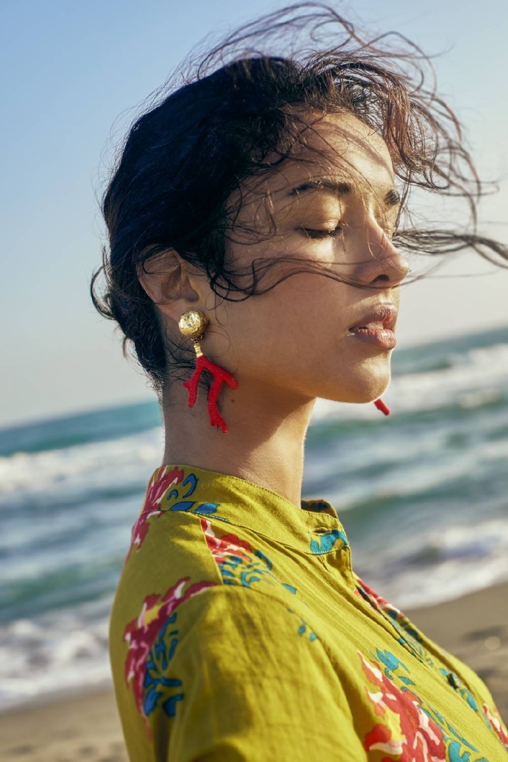 Lisa Corti Orecchini Con Rami Di Corallo Rebecca De Ravenel X Lisa Corti