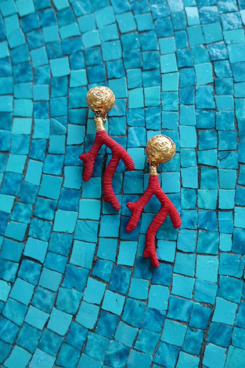 Lisa Corti Orecchini Con Rami Di Corallo Rebecca De Ravenel X Lisa Corti