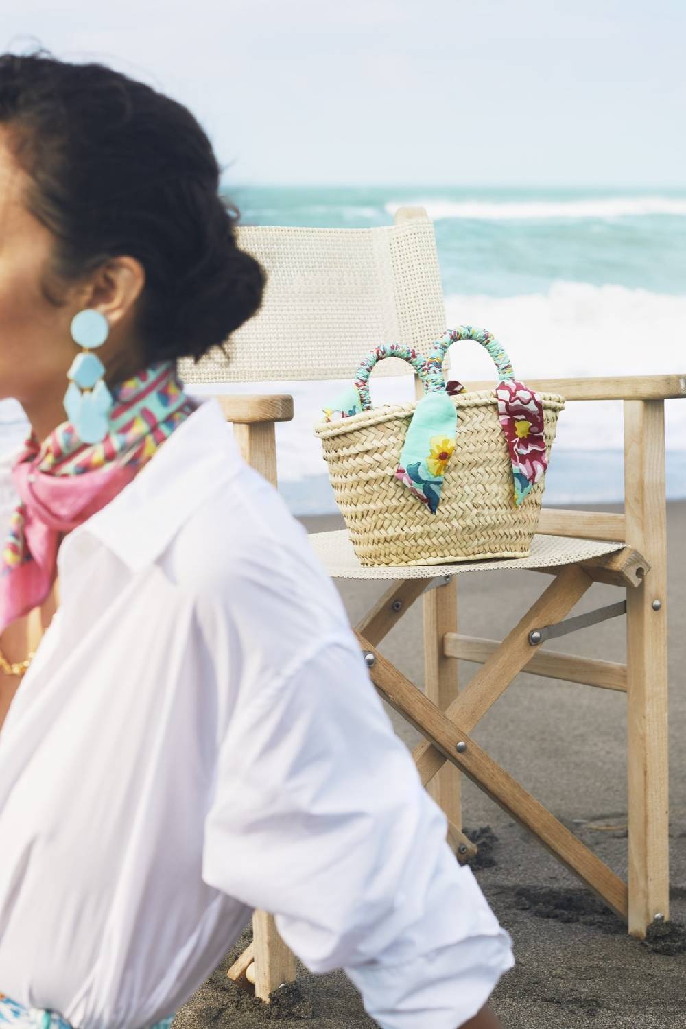 Lisa Corti Orecchini Gio Chandelier In Turchese Rebecca De Ravenel X Lisa Corti