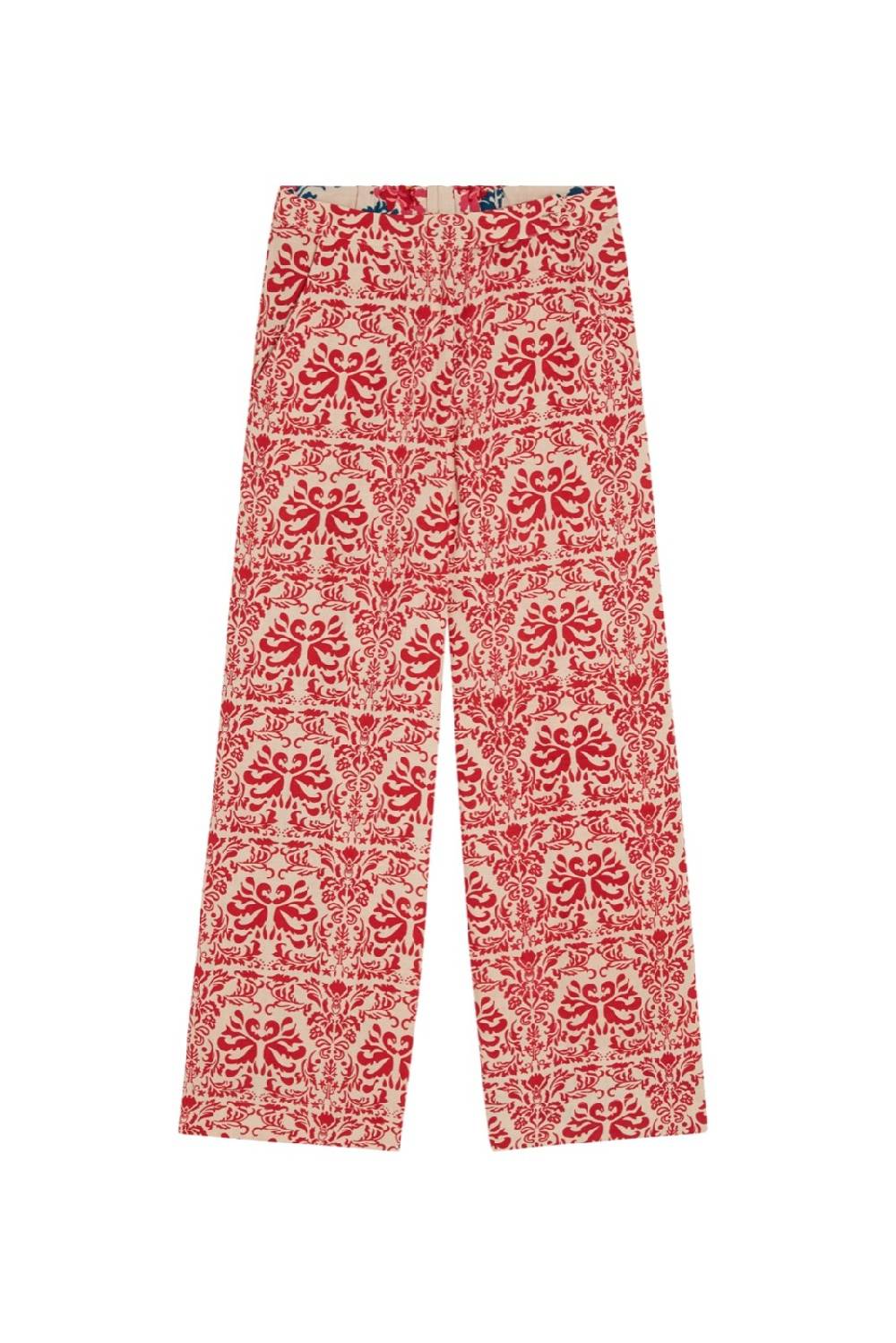 Lisa Corti Pantalone Myanmar Tangeri Damask Natural