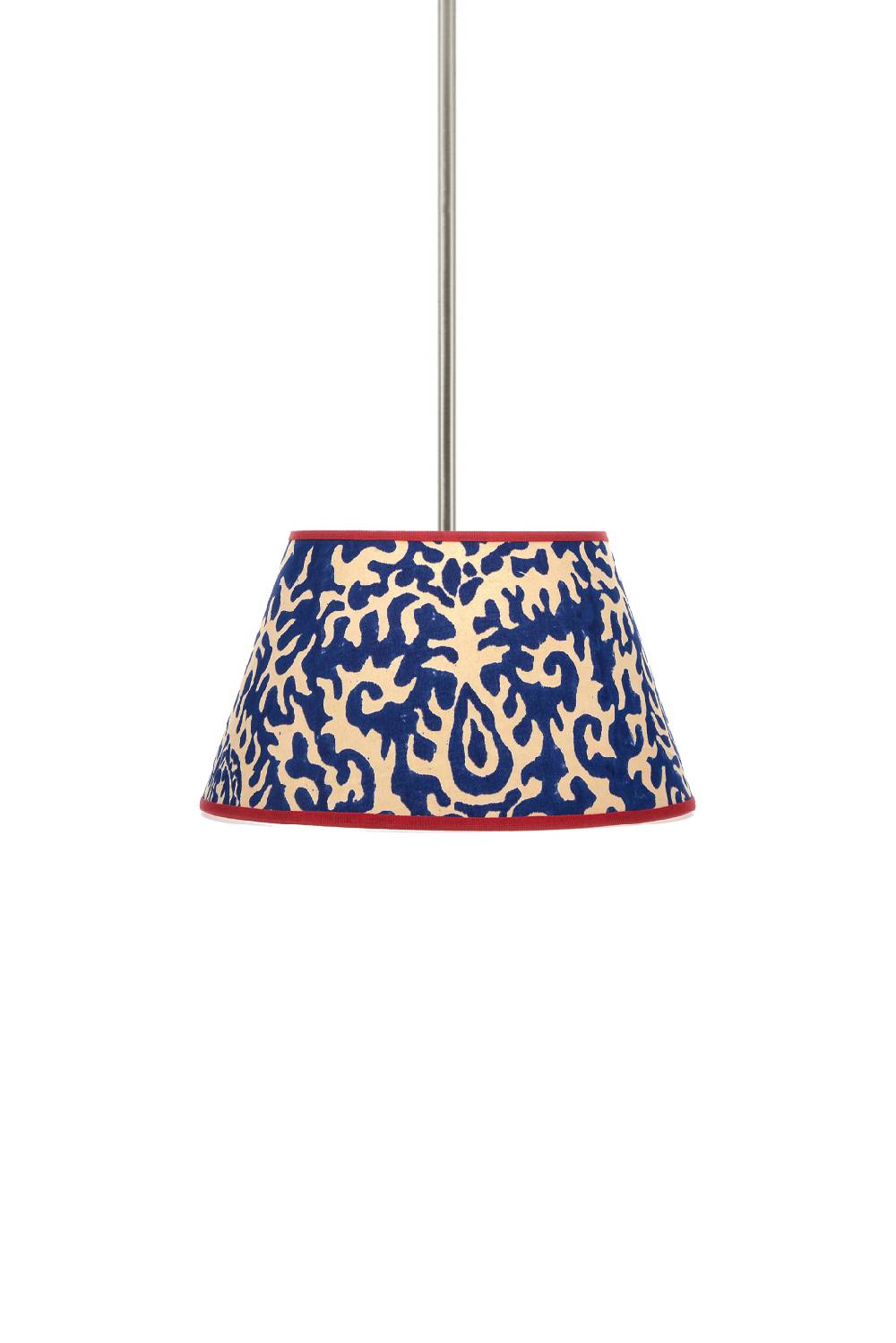 Lisa Corti Paralume Diam 25 Suzani Damask Royal Blue