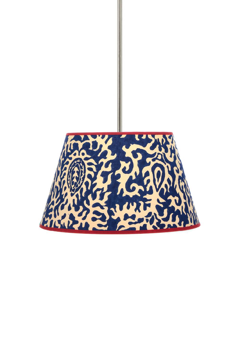 Lisa Corti Paralume Diam 30 Suzani Damask Royal Blue