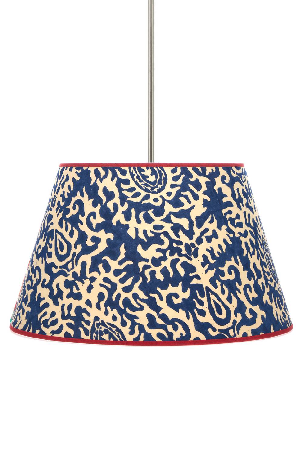 Lisa Corti Paralume Diam 40 Suzani Damask Royal Blue