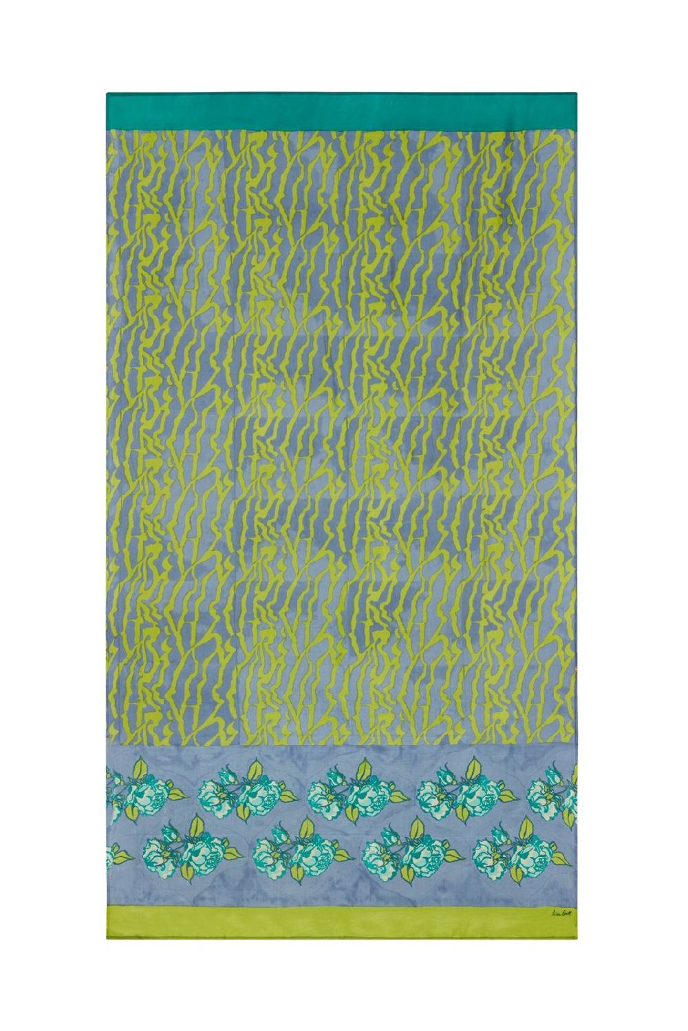 Lisa Corti Scialle Seta 100x200cm Butterfly Wing Glicine