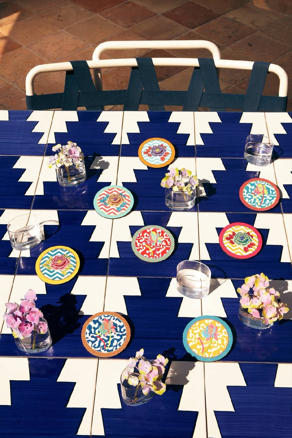 Lisa Corti Sottobicchiere Lisa Corti X La Minervetta Glory Zig Zag Red