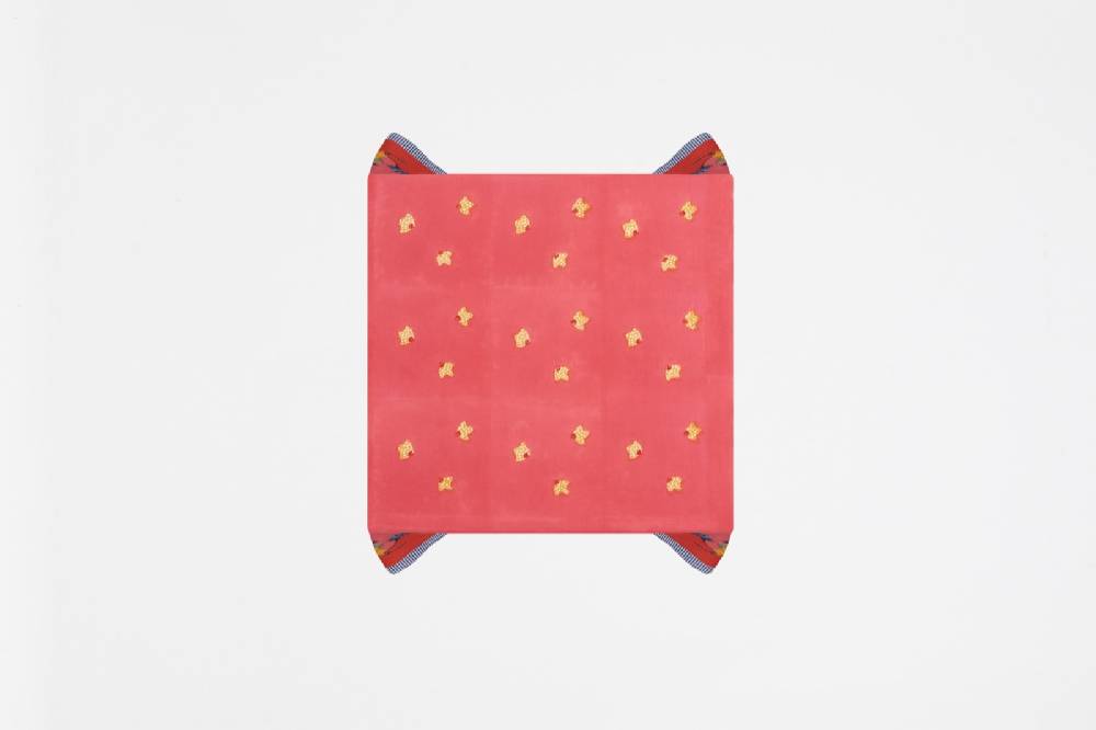 Lisa Corti Telo Cotone 110x110cm Indonesian Red Rose