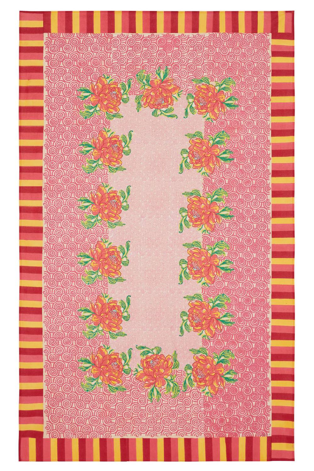 Lisa Corti telo cotone 140x240cm camelia magenta pink