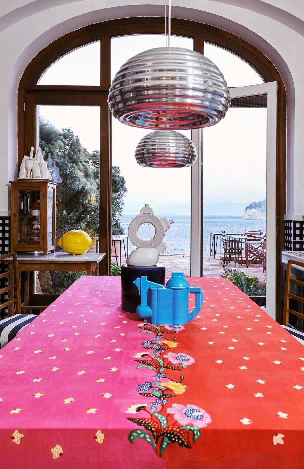 Lisa Corti Telo Cotone 140x240cm Indonesian Red Rose