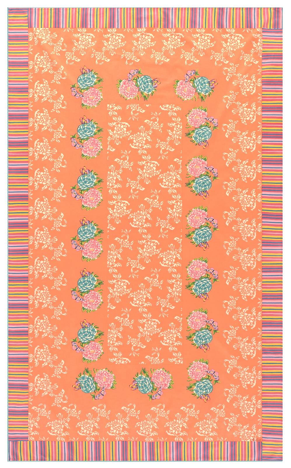 Lisa Corti telo cotone 140x240cm kandem queen peach