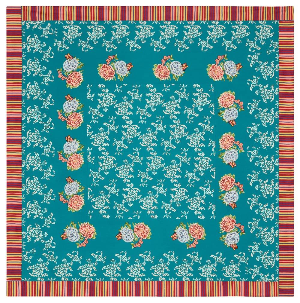 Lisa Corti Telo Cotone 180x180cm Kandem Queen Green