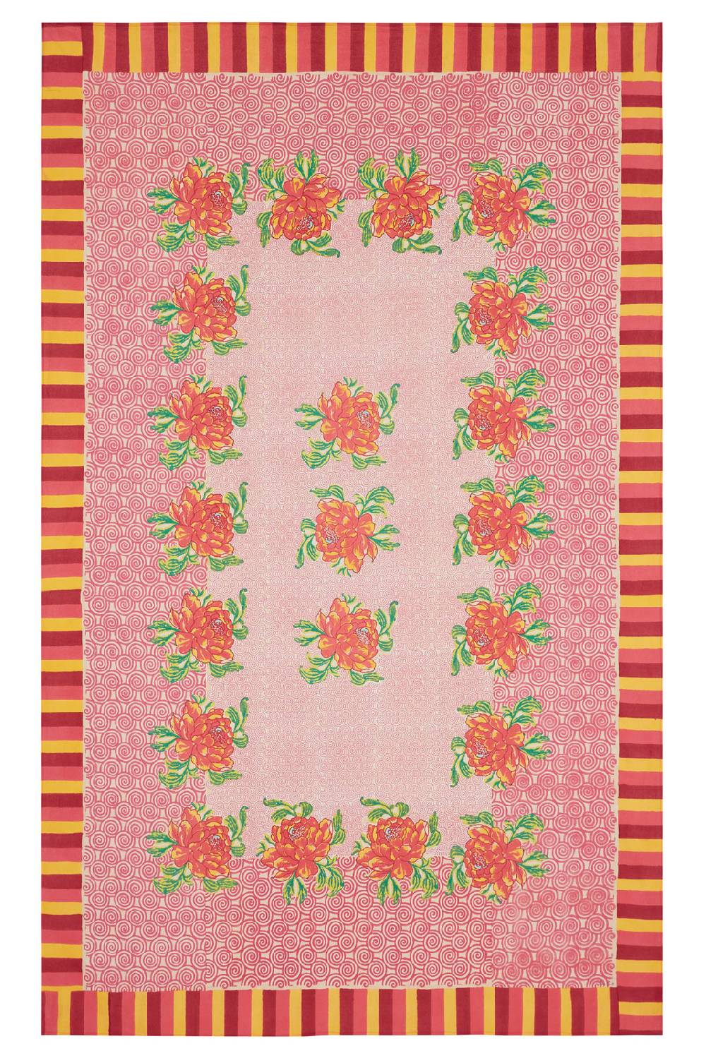 Lisa Corti telo cotone 180x270cm camelia magenta pink