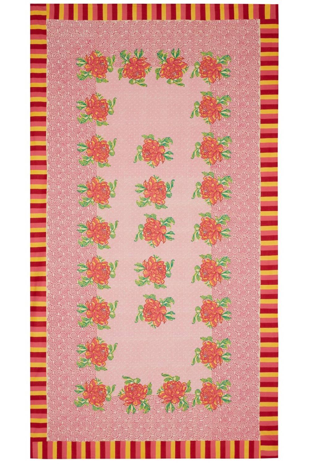 Lisa Corti telo cotone 180x350cm camelia magenta pink