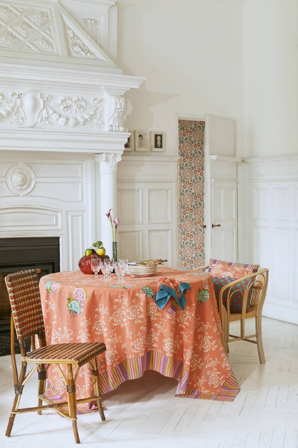 Lisa Corti Telo Cotone 180x350cm Kandem Queen Peach