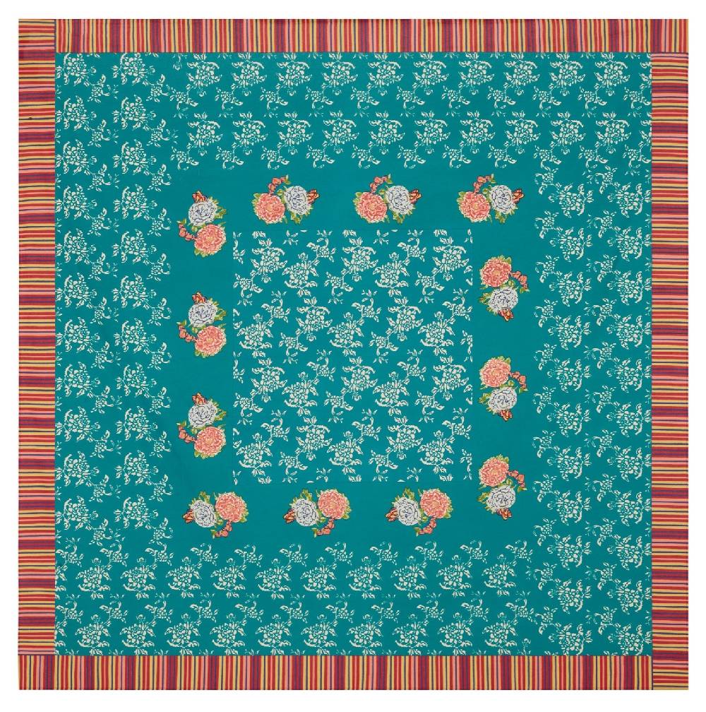 Lisa Corti telo cotone 220x220cm kandem queen green