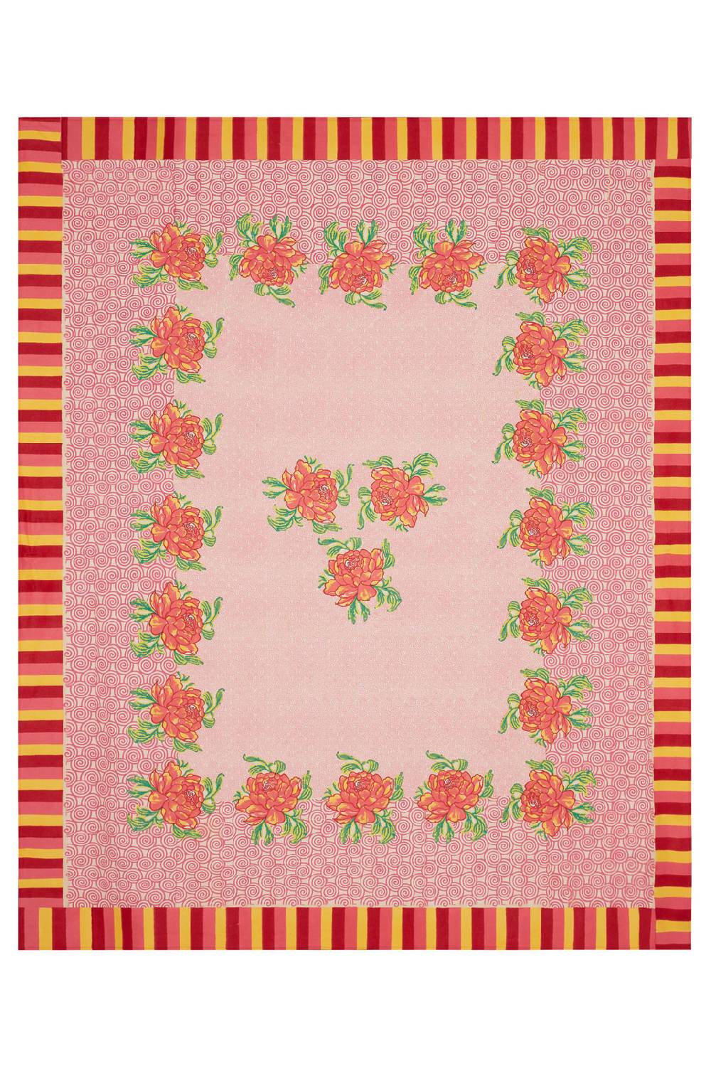 Lisa Corti Telo Cotone 220x270cm Camelia Magenta Pink