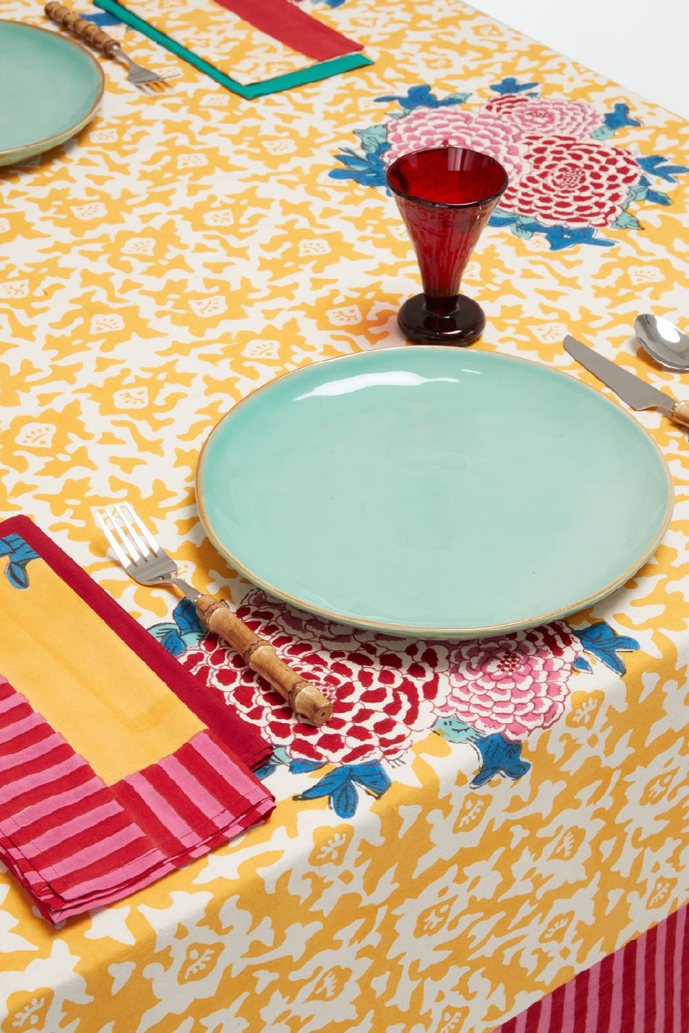 Lisa Corti Telo Cotone 250x270cm Lisa Corti X La Minervetta Arabesque Corolla Gold Natural