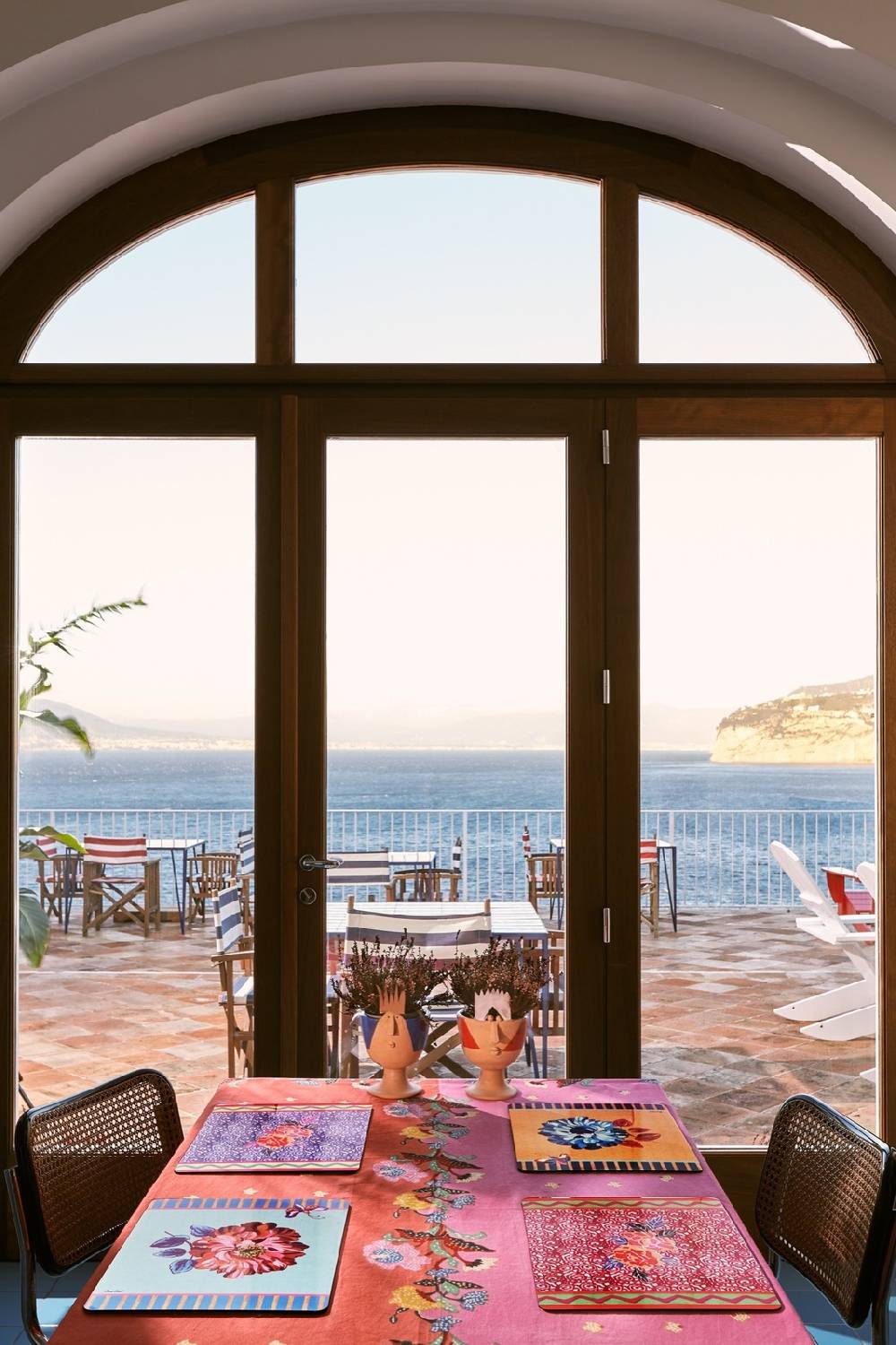 Lisa Corti Telo Mussola Di Cotone 180x270cm Indonesian Red Rose