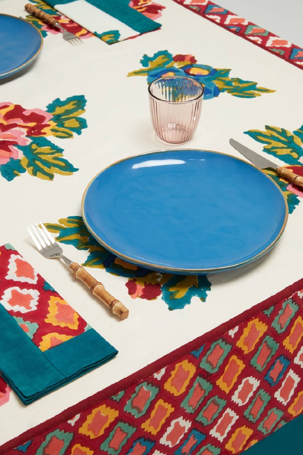 Lisa Corti Telo Mussola Di Cotone 220x220cm Lisa Bouquet Cream