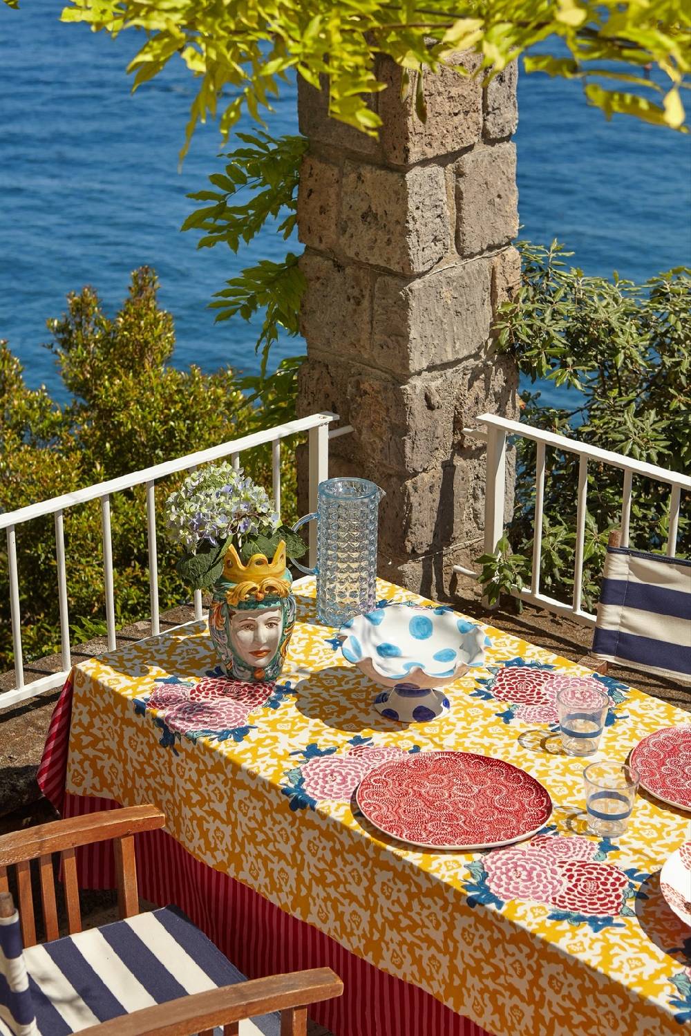 Lisa Corti Telo Mussola Di Cotone 220x220cm Lisa Corti X La Minervetta Arabesque Corolla Gold Natural