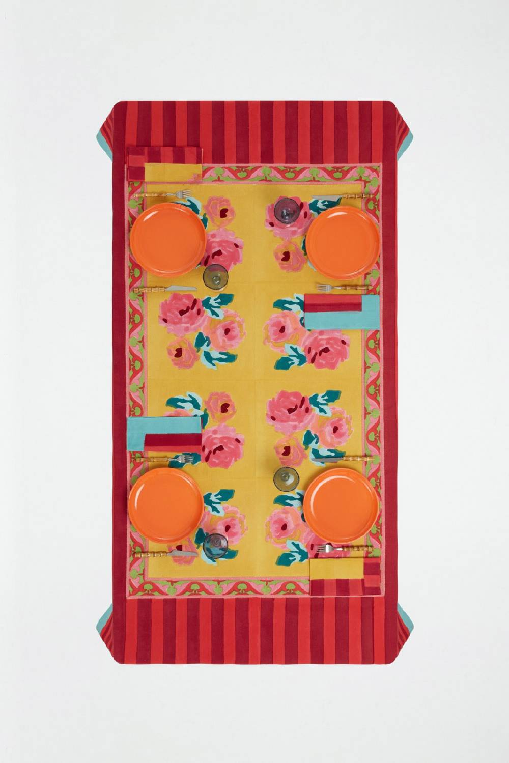 Lisa Corti Telo Mussola Di Cotone 220x220cm Nizam Sulphur