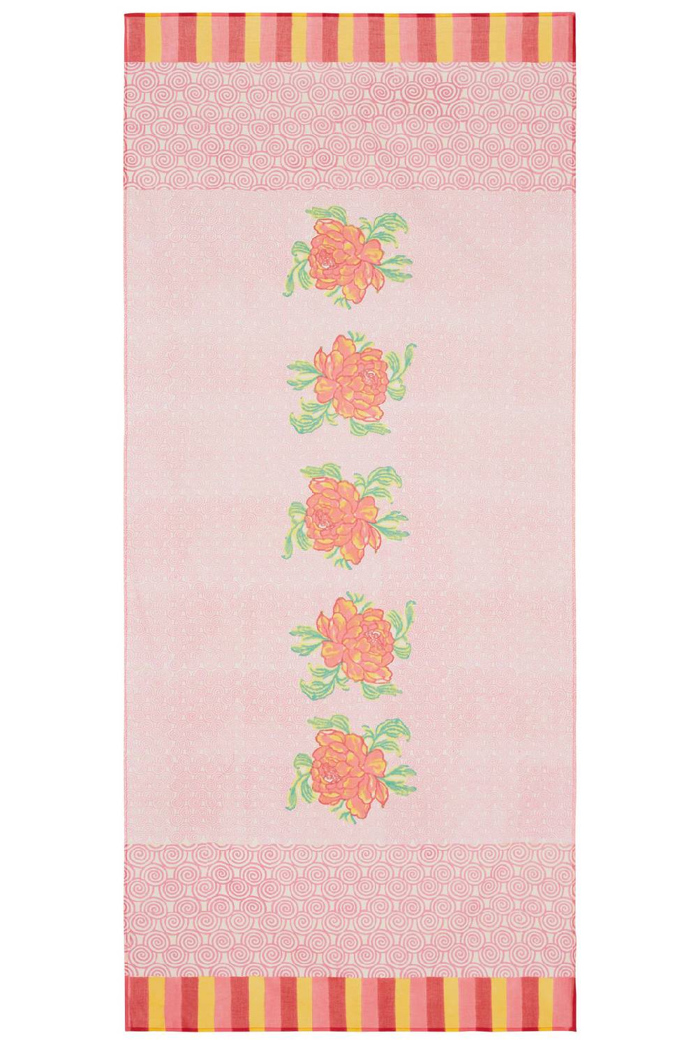 Lisa Corti Tenda Mussola Di Cotone 110x240cm Camelia Magenta Pink