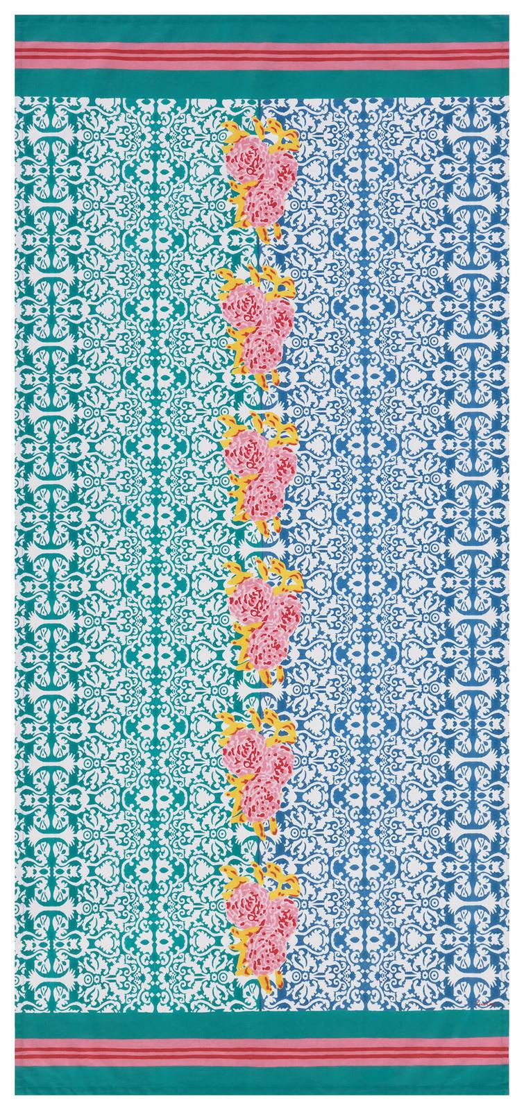 Lisa Corti Tenda Mussola Di Cotone 110x240cm Dam Dam Veronese Blue