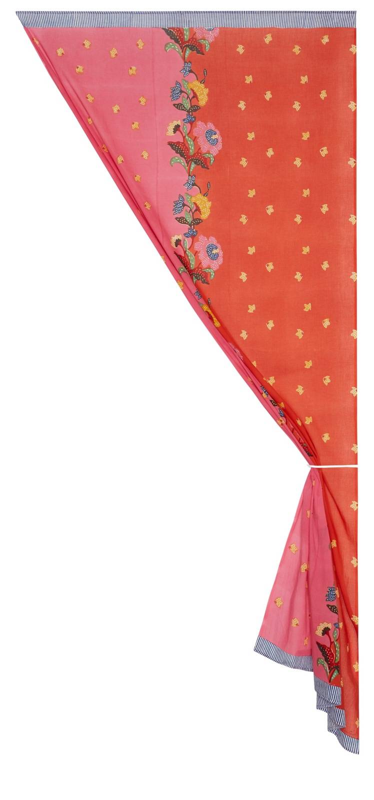 Lisa Corti tenda mussola di cotone 110x240cm indonesian red rose