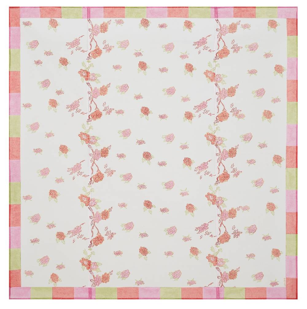 Lisa Corti tovaglia organdy 220x220cm indigo white gold