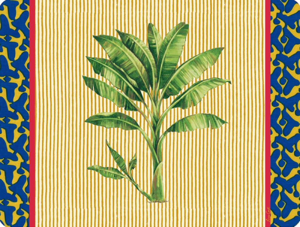 Lisa Corti tovaglietta rigida 30x40cm banano yellow