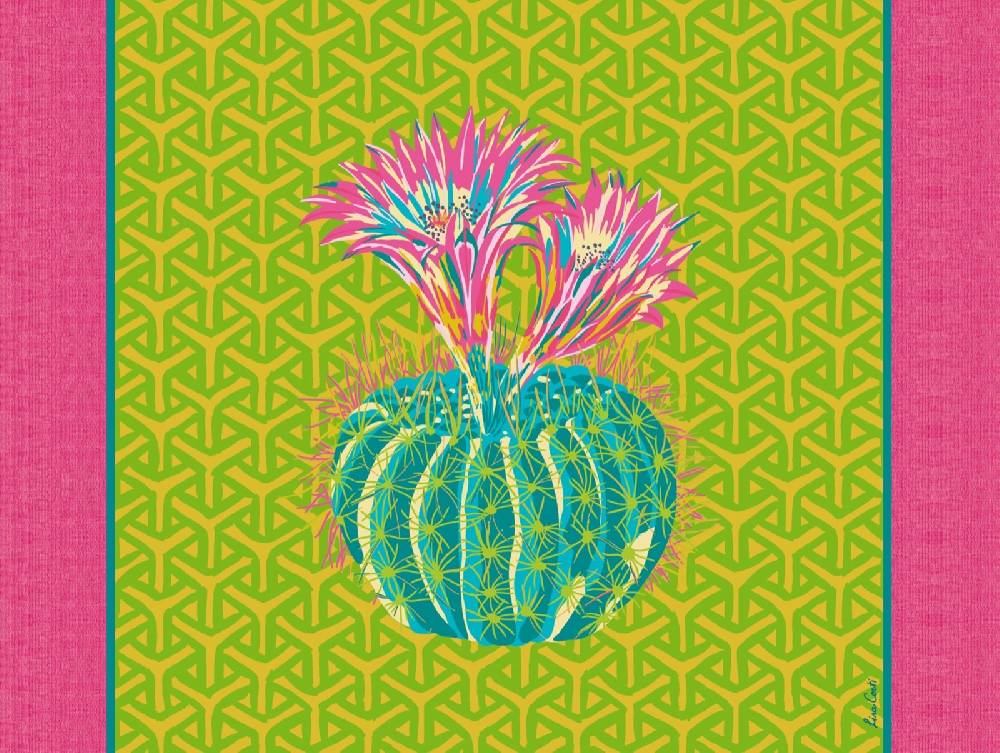 Lisa Corti tovaglietta rigida 30x40cm cactus acid green