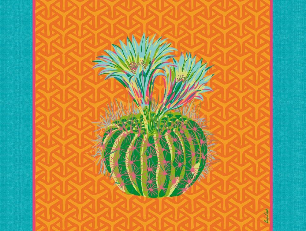Lisa Corti tovaglietta rigida 30x40cm cactus orange