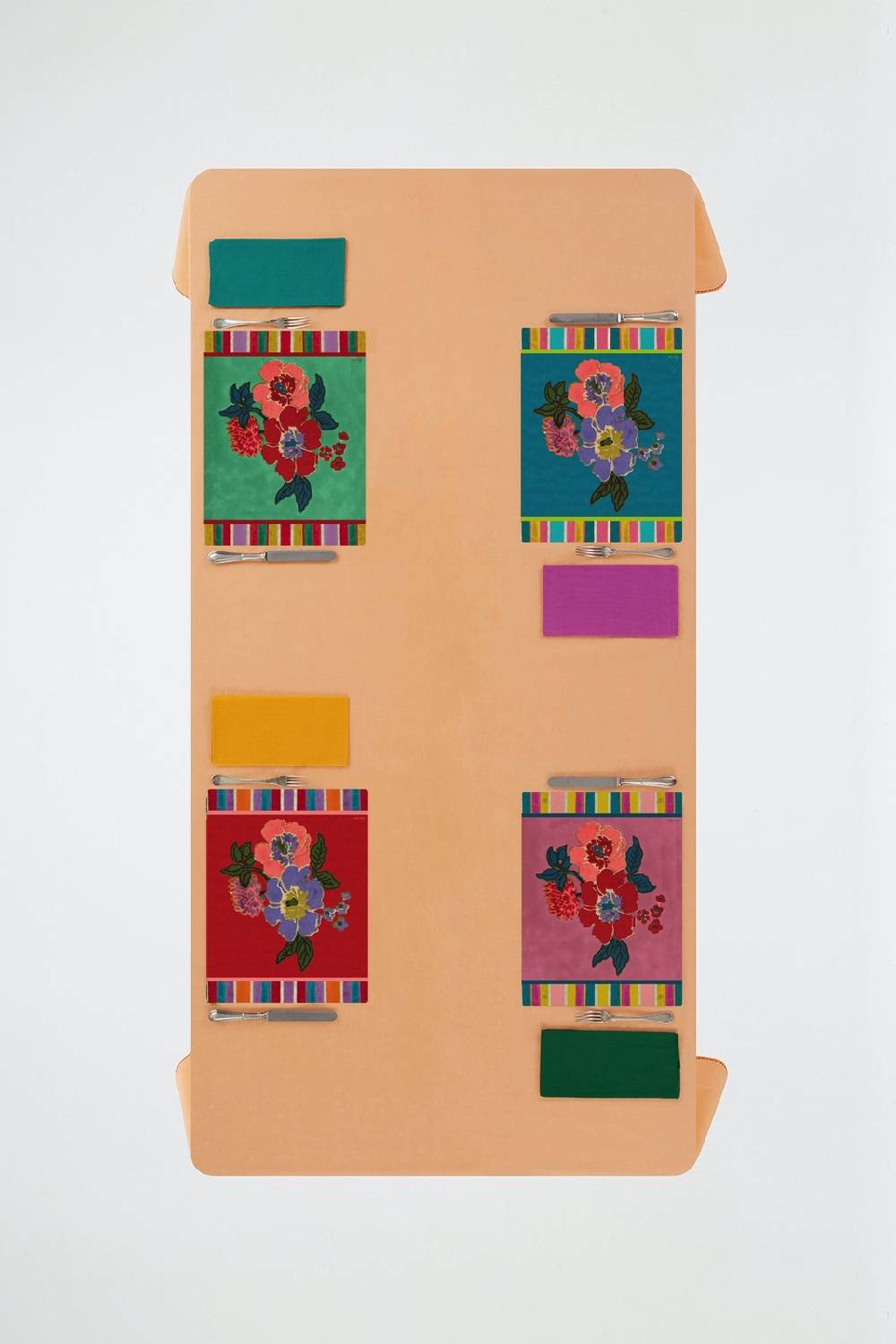 Lisa Corti Tovaglietta Rigida 30x40cm Dandelion Jade