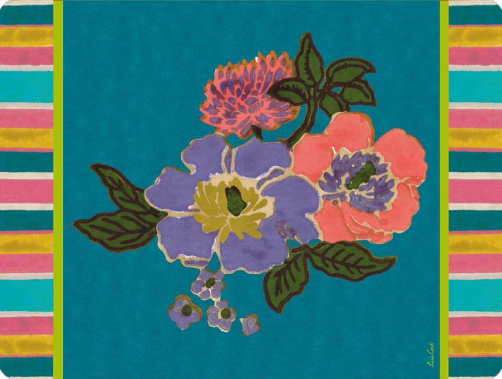 Lisa Corti tovaglietta rigida 30x40cm dandelion peacock